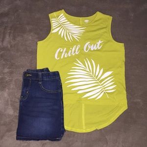 High low tank top